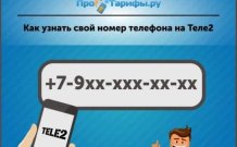 Как посмотреть свой номер на Теле2 Россия с телефона, планшета или модема